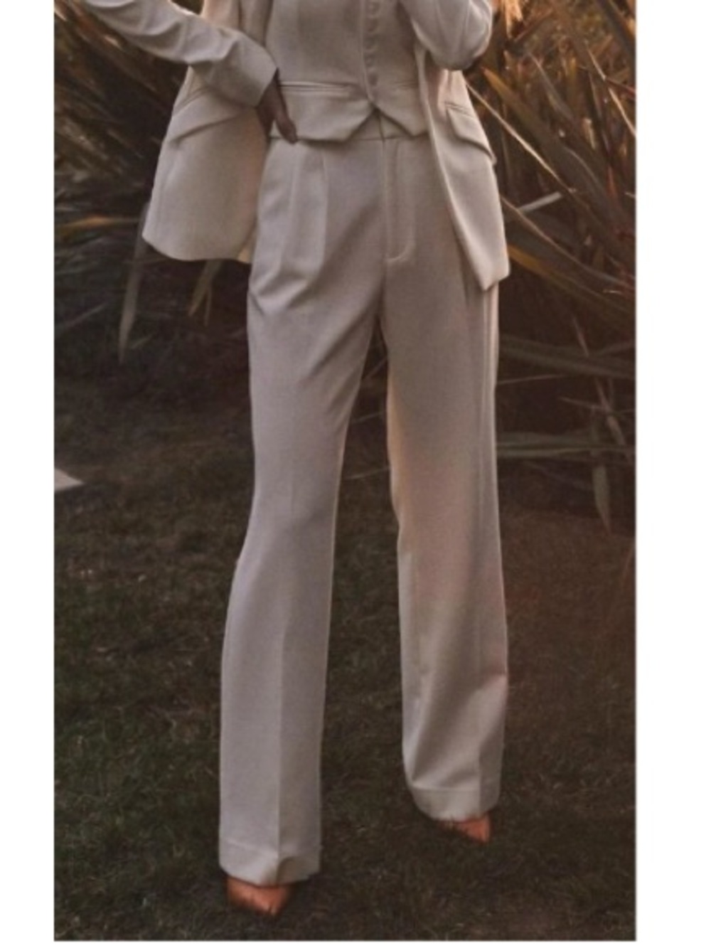Anthropologie Favorite Daughter The Favorite Pant High Rise Pleated Wide Trouser - Picture 11 of 11